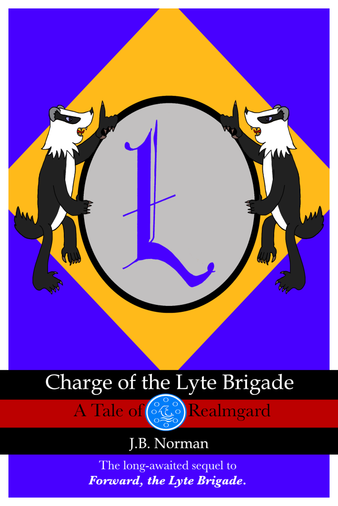 The cover of "Charge of the Lyte Brigade."