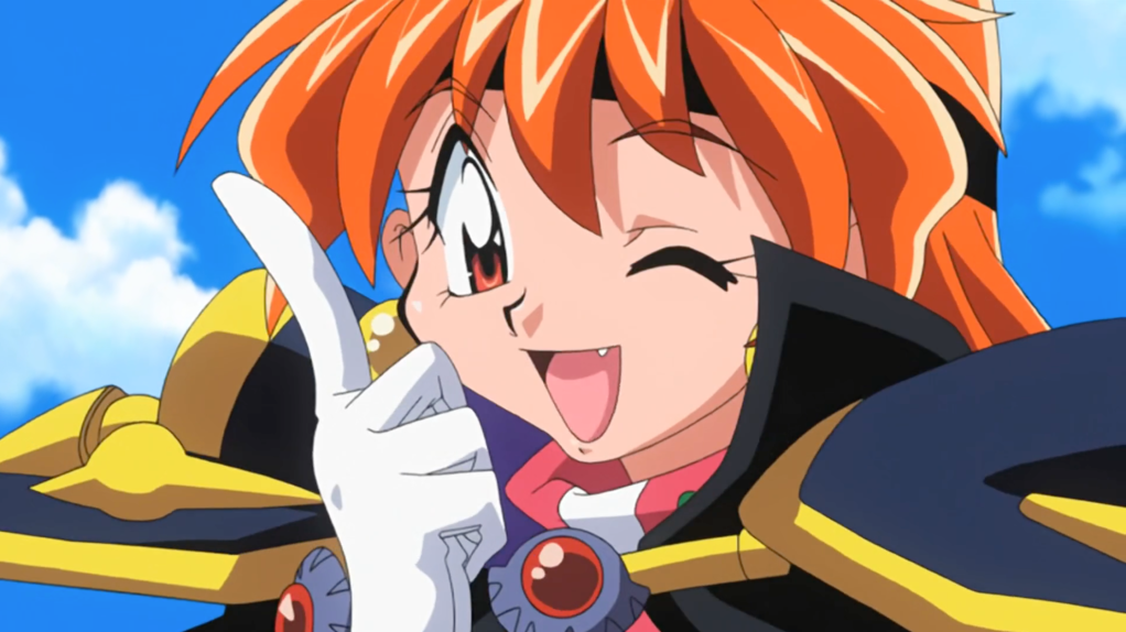 Lina Inverse from "Slayers Revolution."